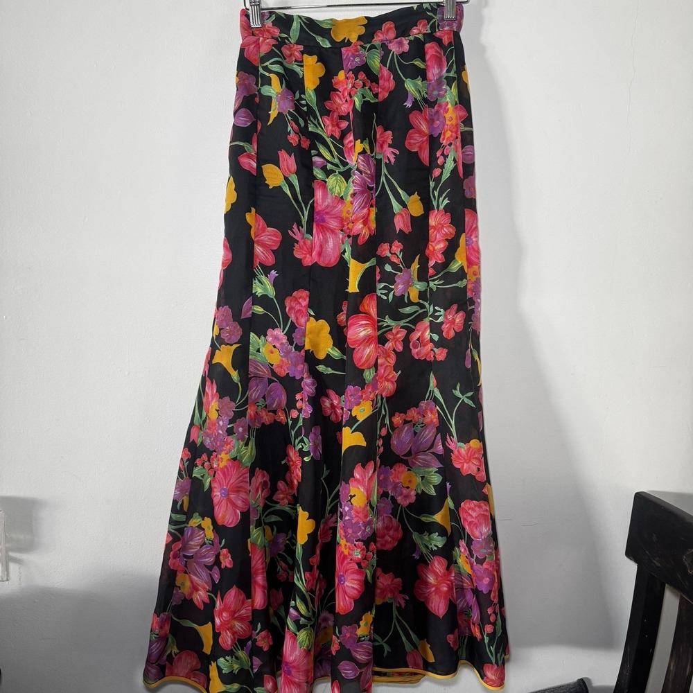 Vintage 1970s Psychedelic Flower‎ Power Purple Hippie Bell Bottom Pants Palooza
